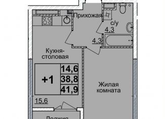 1-ком. квартира на продажу, 41 м2, Нижегородская область