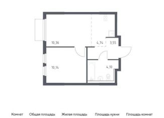 Продается 1-комнатная квартира, 32.9 м2, деревня Мисайлово, Каширское шоссе - Молоково - Андреевское