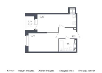 Продается 1-комнатная квартира, 35.9 м2, Санкт-Петербург, жилой комплекс Живи в Рыбацком, 4, метро Рыбацкое