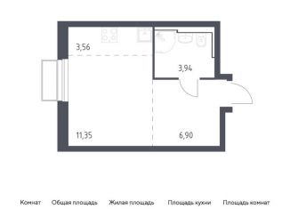 Квартира на продажу студия, 25.8 м2, Московская область, жилой комплекс Квартал Строгино, к2