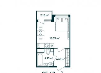 Продаю квартиру студию, 25.4 м2, поселок Мещерино