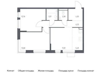 2-ком. квартира на продажу, 59.2 м2, Москва, САО