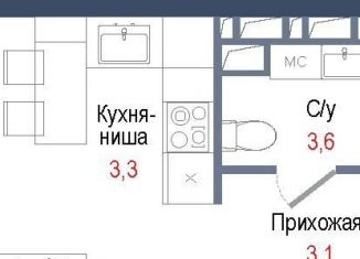 Продаю квартиру студию, 22 м2, Московская область