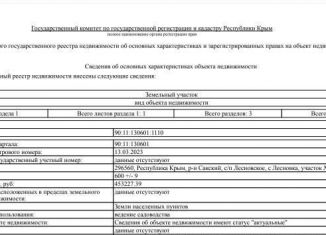 Земельный участок на продажу, 6 сот., село Лесновка