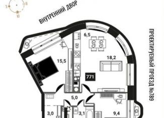 Продажа 3-комнатной квартиры, 61.9 м2, Москва, Басманный район