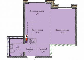 Продажа двухкомнатной квартиры, 41.4 м2, Иркутская область, Култукская улица, 26