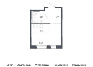 Продаю квартиру студию, 24.5 м2, Тюменская область, жилой комплекс Чаркова 72, 1.3