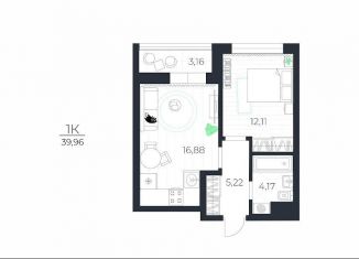 Продается 2-комнатная квартира, 40 м2, Тульская область
