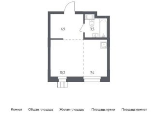 Продается квартира студия, 28 м2, Московская область, жилой комплекс Люберцы 2020, к70