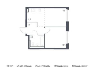 2-комнатная квартира на продажу, 34.6 м2, Москва, САО, Ленинградское шоссе, 229Ак1