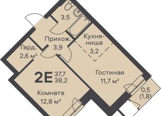 Продам двухкомнатную квартиру, 38.2 м2, Пермь, Орджоникидзевский район