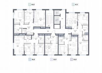 Продаю квартиру студию, 24.9 м2, Москва, станция Бульвар Рокоссовского