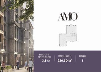 Продам помещение свободного назначения, 226 м2, Санкт-Петербург, 12-я линия Васильевского острова, 41к1, муниципальный округ Васильевский