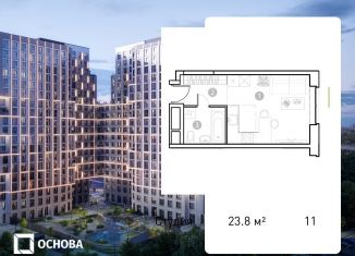 Квартира на продажу студия, 23.8 м2, Москва, ВАО, Потешная улица, вл5с1