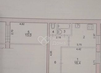 Продажа 2-ком. квартиры, 51.7 м2, Волгоградская область, Липецкая улица, 3А