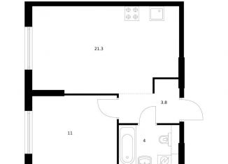 Продам 1-ком. квартиру, 40.1 м2, Ярославская область