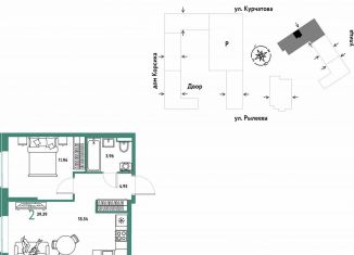 Продается 2-ком. квартира, 39.4 м2, Тюмень, Калининский округ