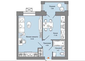 Продается 1-комнатная квартира, 41 м2, Кировская область, улица Дмитрия Козулева, 8