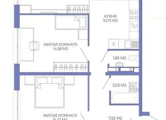 Продам 3-ком. квартиру, 75.8 м2, Пензенская область, Побочинская улица, с3