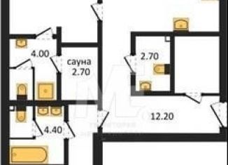 Продается двухкомнатная квартира, 95.8 м2, Калининград