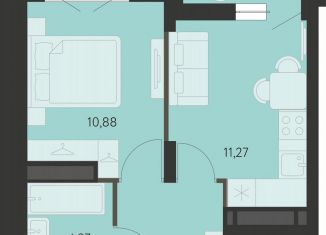 Продается 1-комнатная квартира, 32.6 м2, Екатеринбург, метро Чкаловская, улица Вильгельма де Геннина, 23