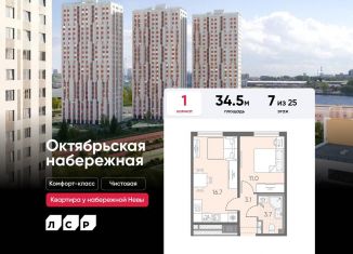 Продажа 1-комнатной квартиры, 34.5 м2, Санкт-Петербург, муниципальный округ Народный