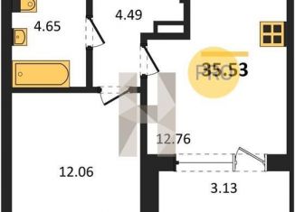 Продажа однокомнатной квартиры, 35.5 м2, Воронеж