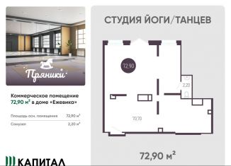 Сдаю в аренду помещение свободного назначения, 72.9 м2, Тула, Пряничная улица, 5