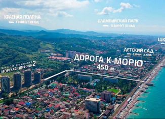 Аренда 1-комнатной квартиры, 47 м2, Сочи, улица Ленина, 298Бс10, ЖК Морская Симфония