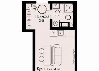 Продается квартира студия, 20.8 м2, Санкт-Петербург, метро Чёрная речка