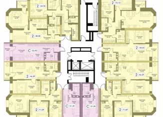 Продаю 1-ком. квартиру, 48.6 м2, Тверская область, улица Коминтерна, 95К