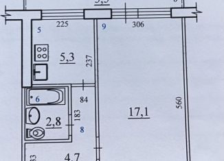 Продам 1-ком. квартиру, 30 м2, Самара, Алма-Атинская улица, 132, Кировский район