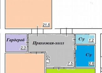 Продается 2-ком. квартира, 60 м2, Ставрополь, микрорайон № 16