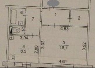 Продажа 1-ком. квартиры, 40 м2, Челябинск, улица Островского, 38, Курчатовский район