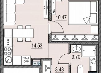 Продажа однокомнатной квартиры, 32.5 м2, Санкт-Петербург, Василеостровский район