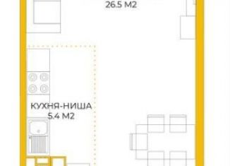 Продаю квартиру студию, 42.3 м2, Пенза, улица Яшиной, 5