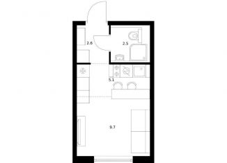 Продается квартира студия, 19.9 м2, Приморский край