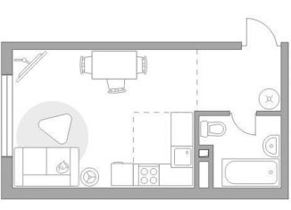 Квартира на продажу студия, 30.2 м2, Москва, метро Нагатинская