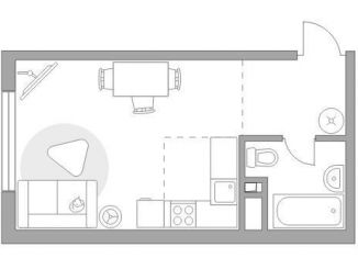 Продается квартира студия, 30.2 м2, Москва, метро Нагатинская