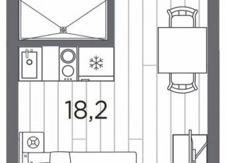 Продам квартиру студию, 22 м2, Санкт-Петербург, проспект Стачек, 62Б, муниципальный округ Автово