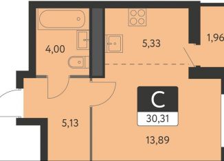 Продам квартиру студию, 29.3 м2, Екатеринбург