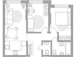 Продажа 2-комнатной квартиры, 60.2 м2, Москва, метро Нагатинская