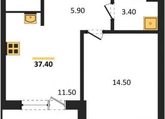 Продается 1-ком. квартира, 37.1 м2, Воронеж, Железнодорожный район