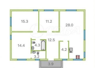 Продается дом, 93 м2, деревня Якуши, Звёздная улица