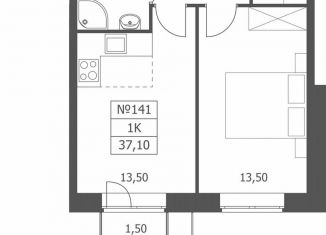 Продажа 1-ком. квартиры, 37.1 м2, Ярославль, Большая Октябрьская улица, 85
