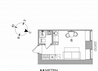 Квартира на продажу студия, 19 м2, Москва, Дегтярный переулок, 10с3, Дегтярный переулок