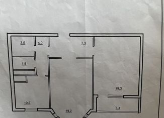 Продается 2-ком. квартира, 65.6 м2, Гагарин, улица Гагарина, 51А