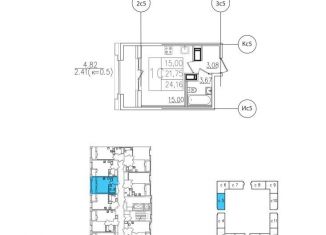 Продам квартиру студию, 24.2 м2, Санкт-Петербург, ЖК Дефанс