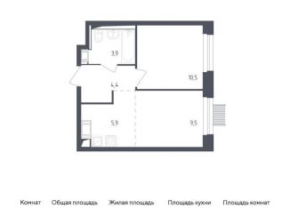 Продажа 1-ком. квартиры, 34.2 м2, Мытищи, жилой комплекс Мытищи Парк, к4.2