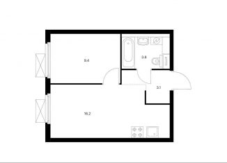 Продажа 1-комнатной квартиры, 32.5 м2, Москва, Люблинская улица, 78к2, станция Перерва